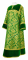 Стихарь дьяконский - шёлк Ш4 "Букет" (зелёный-золото) с бархатными вставками, обиходные кресты