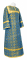 Стихарь алтарника - парча П "Старо-греческая" (синий-золото), обиходная отделка