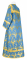 Стихарь алтарника - парча П "Виноград" (синий-золото) (вид сзади), обиходные кресты