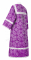 Стихарь алтарника - парча П "Алтай" (фиолетовый-золото) вид сзади, обиходная отделка
