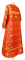 Стихарь алтарника - парча П "Полотск" (красный-золото) (вид сзади), обыденная отделка