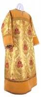 Стихарь алтарника из парчи ПГ4 (жёлтый-бордо/золото)