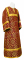 Стихарь алтарника - шёлк Ш2 "Суздаль" (бордо-золото), обыденная отделка