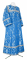 Стихарь алтарника - шёлк Ш3 "Корона" (синий-серебро), обыденная отделка