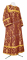 Стихарь алтарника - шёлк Ш3 "Корона" (бордо-золото), обыденная отделка