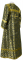 Стихарь алтарника - шёлк Ш3 "Путивль" (чёрный-золото) (вид сзади), обиходные кресты