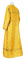 Стихарь алтарника - шёлк Ш3 "Серафимы" (жёлтый-золото) вид сзади, обиходная отделка