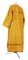 Стихарь алтарника - шёлк Ш3 "Канон" (жёлтый-золото) вид сзади, обыденная отделка