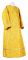 Стихарь алтарника - шёлк Ш3 "Серафимы" (жёлтый-золото), обиходная отделка
