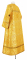 Стихарь алтарника - шёлк Ш3 "Златоуст" (жёлтый-золото) вид сзади, обыденная отделка