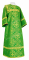 Стихарь алтарника - шёлк Ш3 "Алания" (зелёный-золото), обиходные кресты