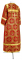 Стихарь алтарника - парча П "Убрус" (красный-золото) (вид сзади), обиходные кресты