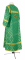 Стихарь алтарника - шёлк Ш2 "Острожский" (зелёный-золото) (вид сзади), обиходные кресты
