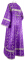 Стихарь алтарника - шёлк Ш3 "Любава" (фиолетовый-серебро), обиходные кресты