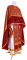 Греческое облачение священника - парча П "Коринф" (бордо-золото) с бархатными вставками, обиходная отделка
