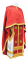 Греческое облачение священника - парча П "Оренбург" (бордо-золото), обиходная отделка
