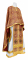Греческое облачение священника - парча П "Шуя" (бордо-золото), обыденная отделка