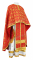 Греческое облачение священника - парча П "Лавра" (красное-золото), обиходная отделка