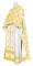 Греческое облачение священника - парча П "Мирликийская" (белое-золото), обиходная отделка