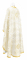 Греческое облачение священника - парча П "Шуя" (белое-золото) вид сзади, обыденная отделка