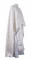 Греческое облачение священника - парча П "Острожская" (белое-серебро), обиходная отделка
