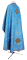 Греческое облачение священника - парча П "Алания" ПГ1 (синее-золото) (вид сзади), обиходная отделка