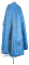 Греческое облачение священника - парча ПГ3 "Большой крест" (синее-серебро) (вид сзади), обиходная отделка