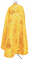 Греческое облачение священника - парча ПГ4 "Ваза" (жёлтое-золото) (вид сзади), обиходная отделка