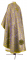 Греческое облачение священника - шёлк Ш2 "Суздаль" (фиолетовое-золото) (вид сзади), обиходные кресты