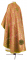 Греческое облачение священника - шёлк Ш2 "Суздаль" (красное-золото) (вид сзади), обиходная отделка