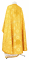 Греческое облачение священника - шёлк Ш3 "Мирликийский" (жёлтое-золото) (вид сзади), обиходная отделка