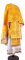 Греческое облачение священника - шёлк Ш3 "Златоуст" (жёлтое-золото), обиходная отделка