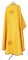 Греческое облачение священника - шёлк Ш3 "Пасхальное яйцо" (жёлтое-золото) вид сзади, обыденная отделка