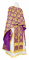 Греческое облачение священника - шёлк Ш3 "Мирликийский" (фиолетовое-золото), обиходная отделка
