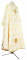 Греческое облачение священника - шёлк Ш3 "Белозерск" (белое-золото) вид сзади, обиходная отделка