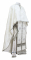 Греческое облачение священника - шёлк Ш3 "Мирликийский" (белое-серебро), обиходная отделка