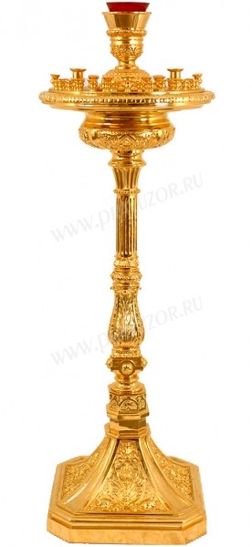Церковный напольный подсвечник 68 свечей