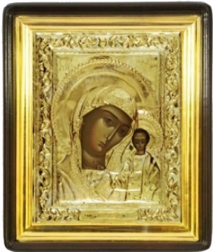 Православная икона: Казанский образ Пресвятой Богородицы №11