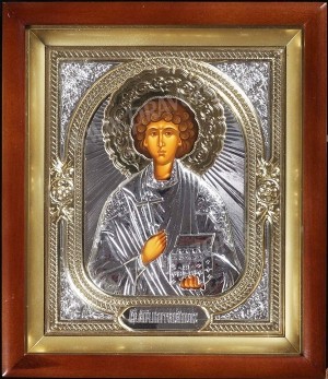 Православная икона: Св. Великомученик и целитель Пантелеимон