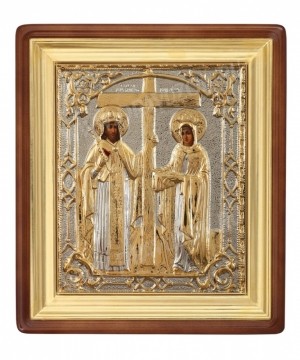 Православная икона: Свв. равноапостольные Император Константин и матерь его Елена - 2