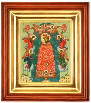 Киот простой с золочением