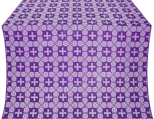 Шелк "Царский" (фиолетовый/серебро)