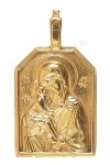Православный нательный образок: Владимiрская икона Пресв. Богородицы