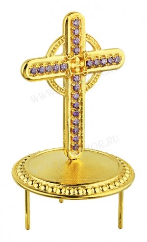 Крест на митру ювелирный - А452 (золочение)