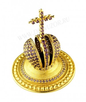 Крест на митру ювелирный - А484 (золочение)