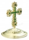Крест на митру ювелирный - А623 (серебрение)