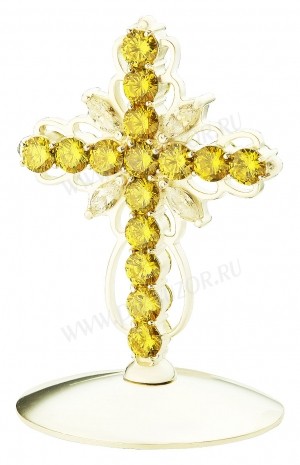 Крест на митру ювелирный - А752 (серебрение)