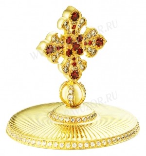 Крест на митру ювелирный - А762 (золочение)