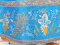 Русское вышитое архиерейское облачение - "Хризантемы" (синее-золото) вариант 1 (деталь), обиходная отделка