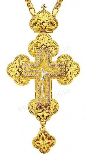 Крест наперсный - А128 (с цепью)